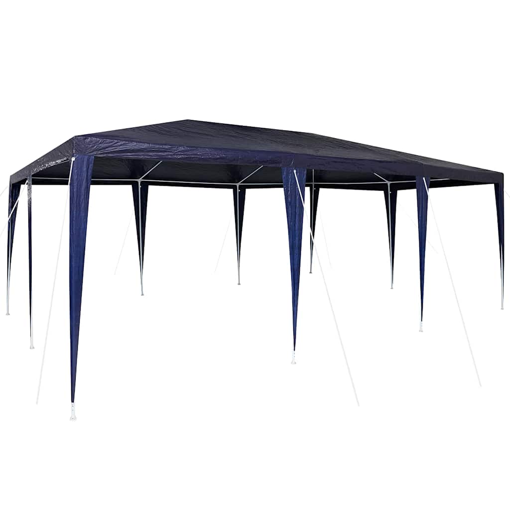 Vidaxx tente de fête bleue 600 x 400 x 266 cm polyéthylène et acier