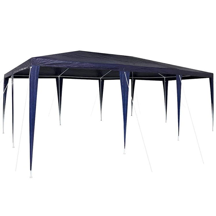 Vidaxx tente de fête bleue 600 x 400 x 266 cm polyéthylène et acier