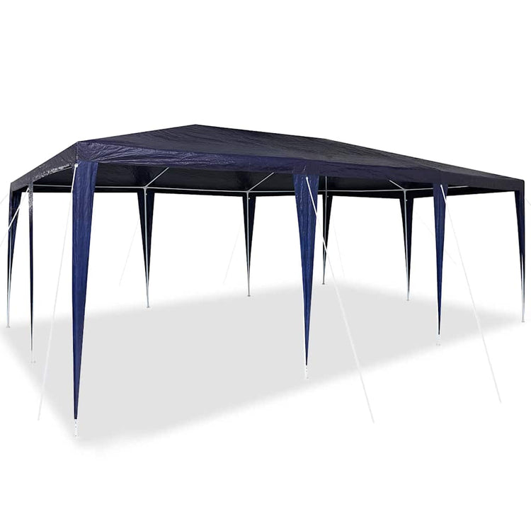 Vidaxx tente de fête bleue 600 x 400 x 266 cm polyéthylène et acier