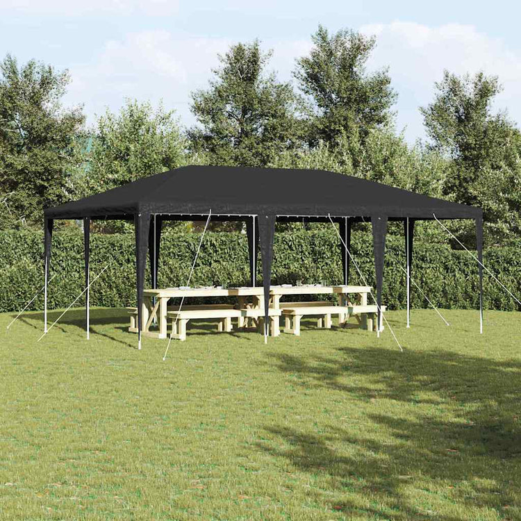 Vidaxx tente de fête anthracite 600 x 400 x 266 cm polyéthylène et acier