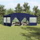 Vidaxx tente de fête bleu 600 x 400 x 266 cm polyéthylène