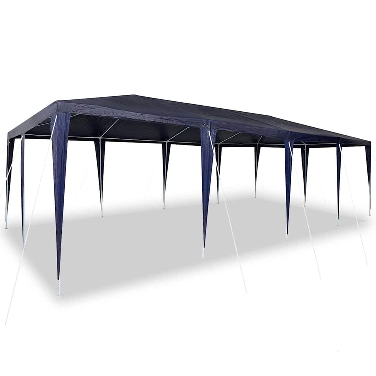 Vidaxx tente de fête bleue 800 x 400 x 266 cm polyéthylène et acier