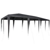Vidaxx tente de fête anthracite 800 x 400 x 266 cm polyéthylène et acier