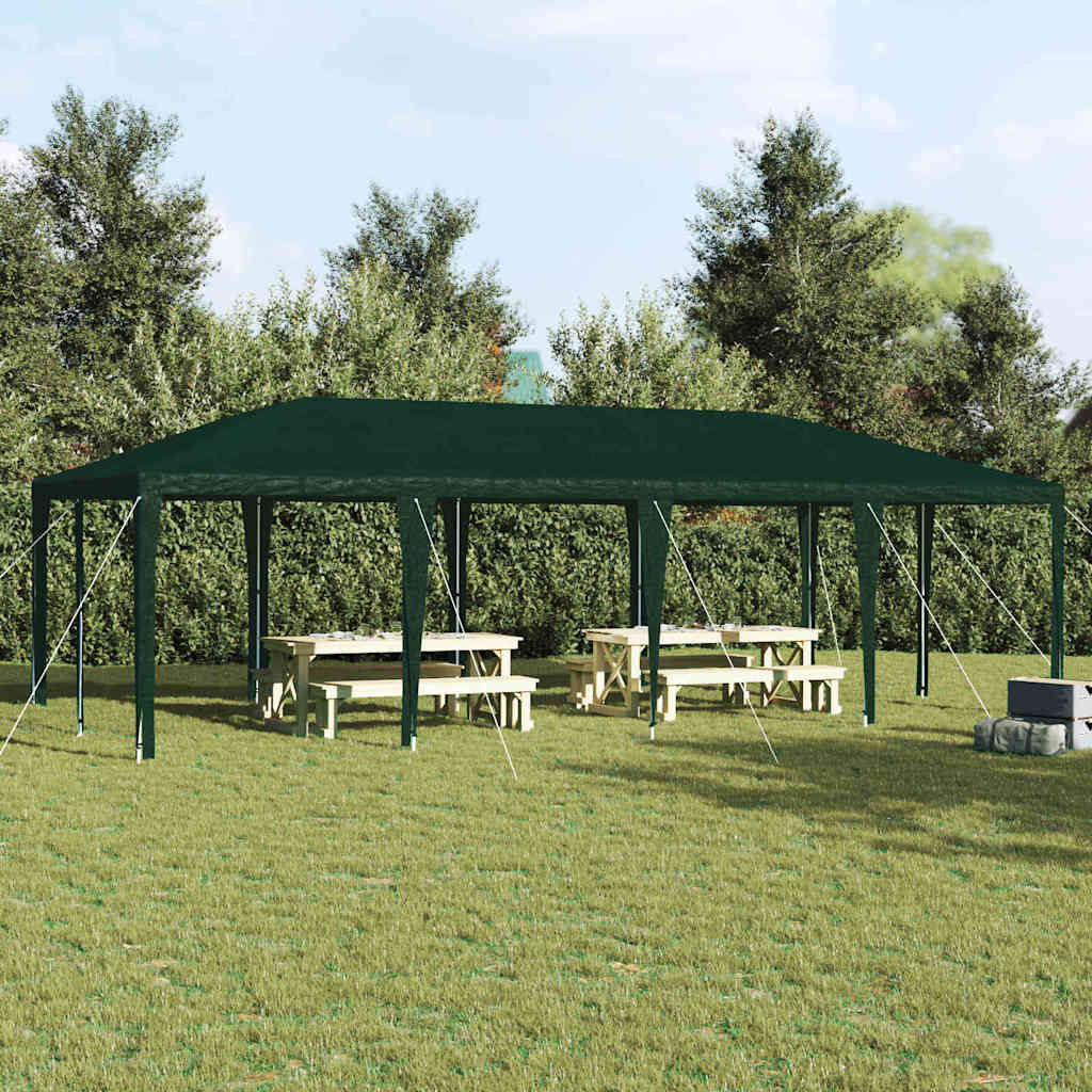 Vidaxx tente de fête verte 800 x 400 x 266 cm polyéthylène et acier