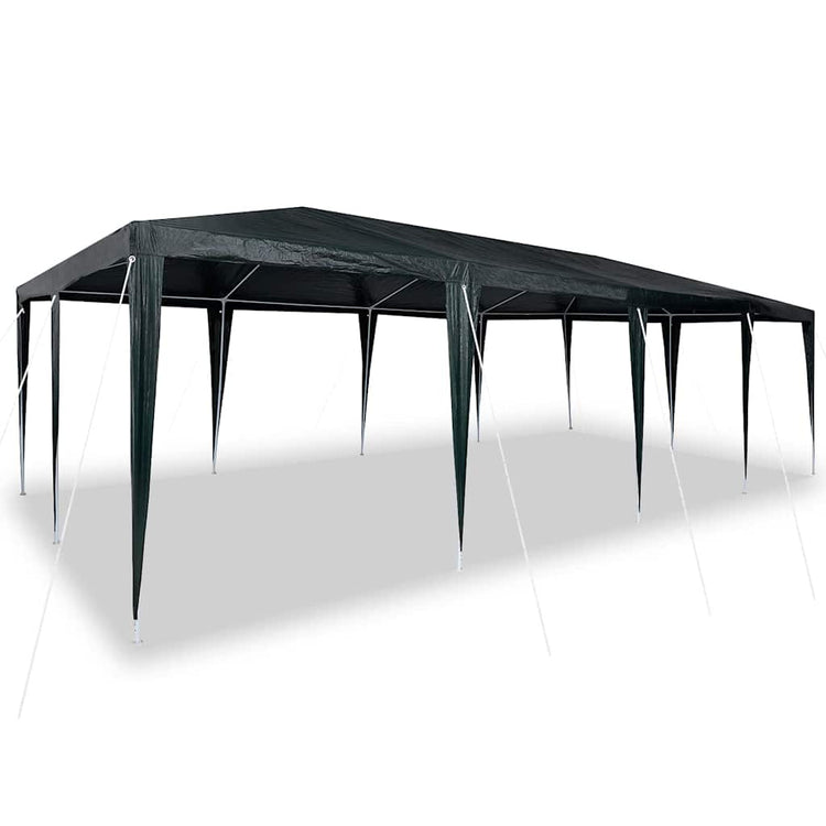Vidaxx tente de fête verte 800 x 400 x 266 cm polyéthylène et acier