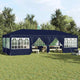 Vidaxx tente de fête bleu 800 x 400 x 266 cm polyéthylène