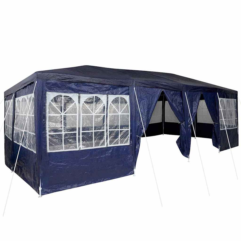 Vidaxx tente de fête bleu 800 x 400 x 266 cm polyéthylène