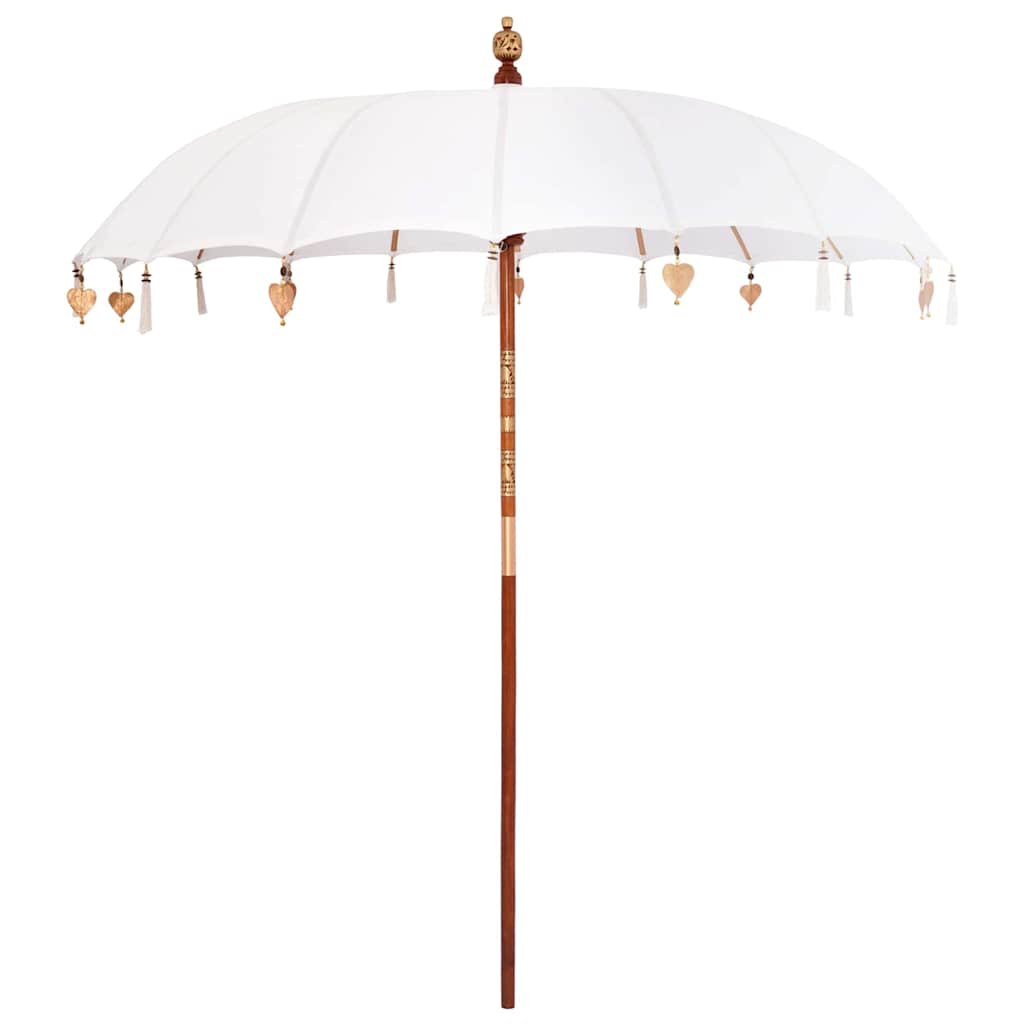 Vidaxl parasol balinais crème 220 x 220 x 260 cm