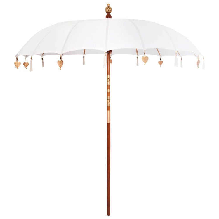 Vidaxl parasol balinais crème 220 x 220 x 260 cm