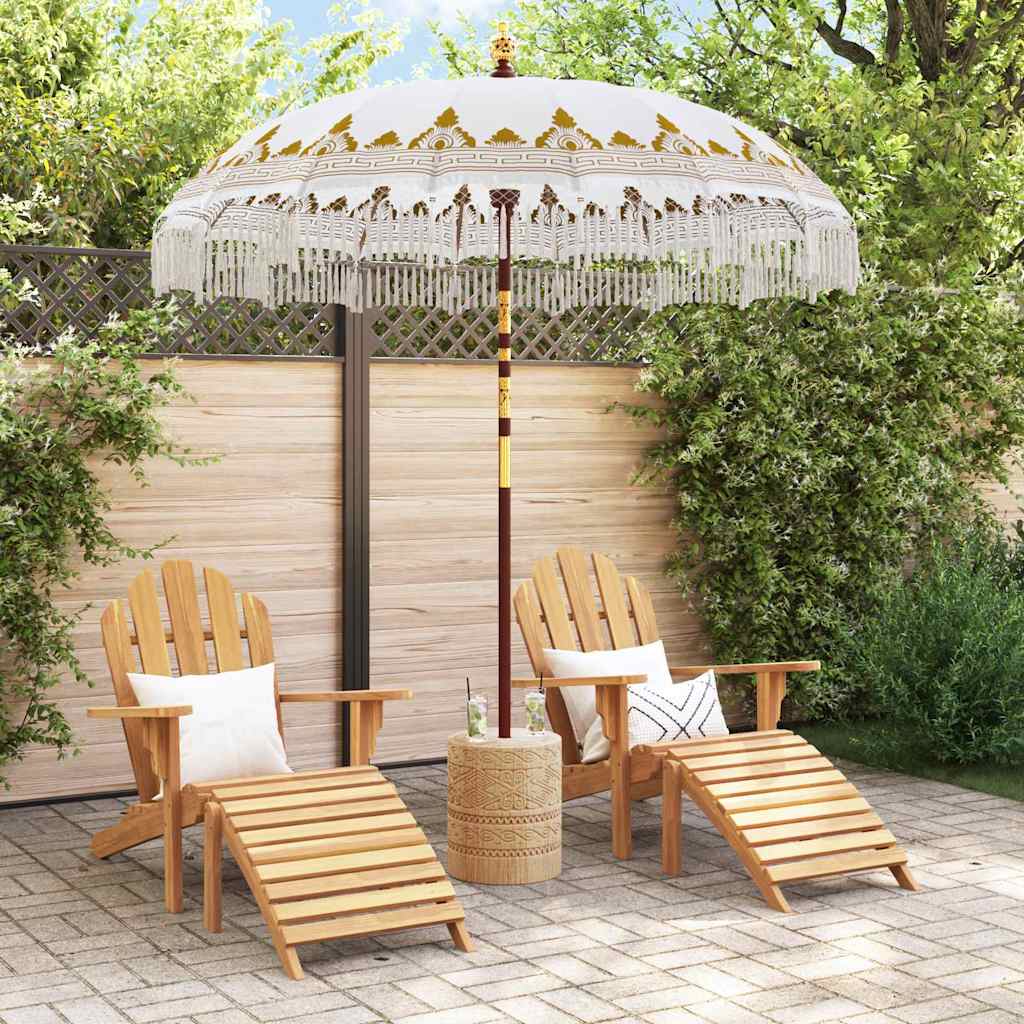Vidaxl parasol balinais crème 215 x 215 x 260 cm