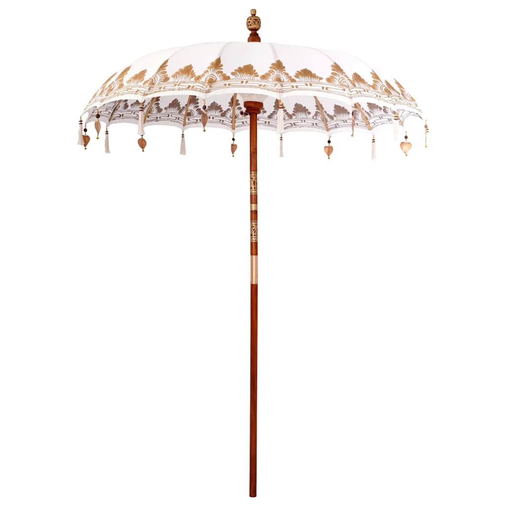Vidaxl parasol balinais crème 185 x 185 x 260 cm