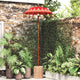 Vidaxl parasol balinais rouge 125 x 125 x 260 cm