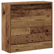 Vidaxxl armoire à chaussures avec étagère vieux bois 60 x 21 x 57 cm bois traité - afbeelding 2