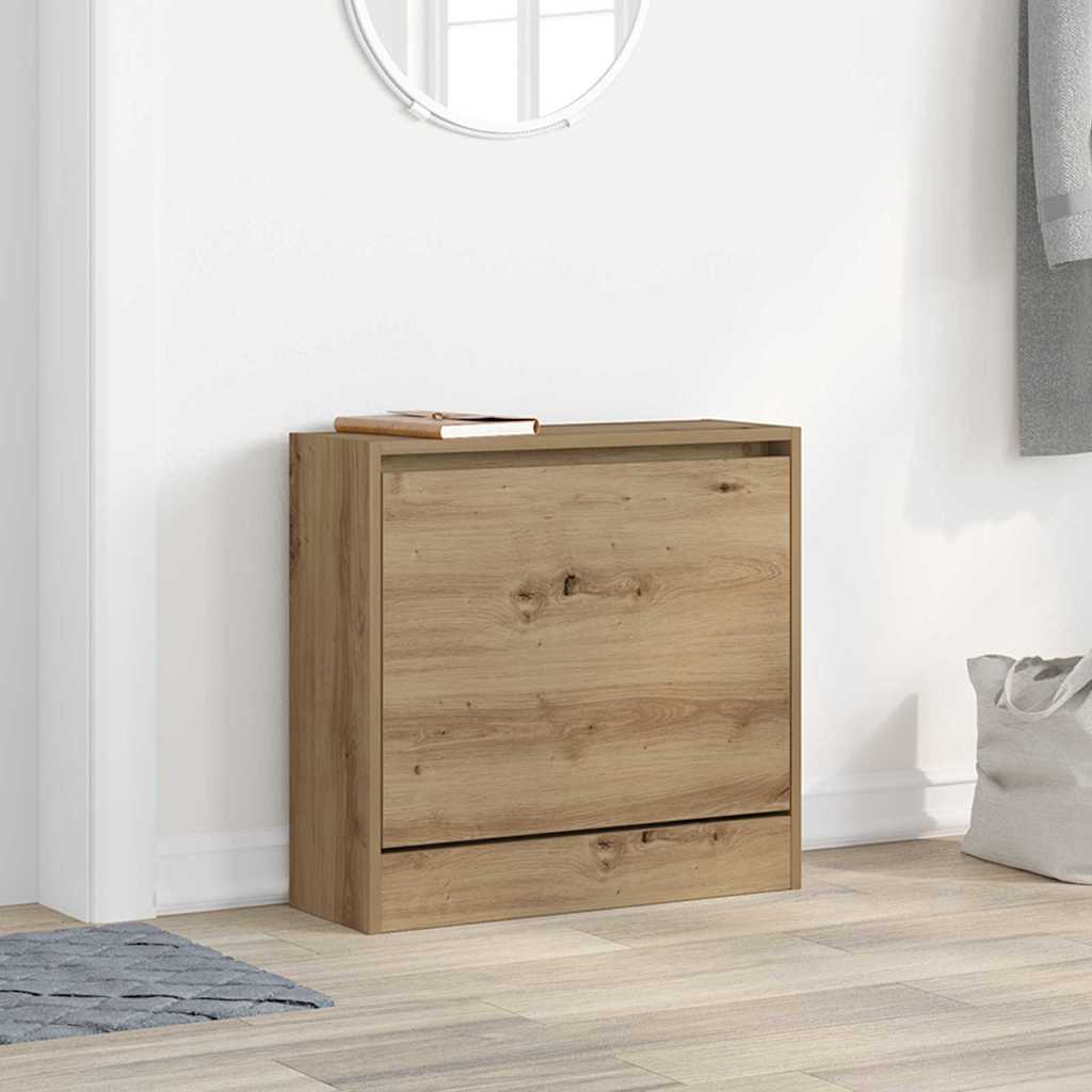 Vidaxx meuble à chaussures chêne artisanal 60 x 21 x 57 cm bois d'ingénierie
