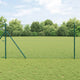 Vidaxl clôture à mailles de chaîne vert 10 x 1,6 m acier