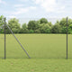 Vidaxl clôture à mailles de chaîne gris 10 x 1,6 m acier