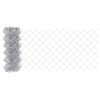 Vidaxl clôture à mailles de chaîne argent 25 x 0,6 m en acier galvanisé