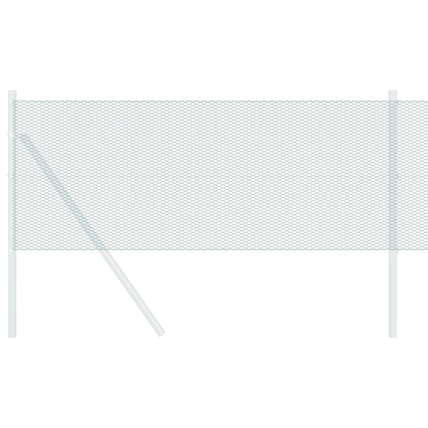 Vidaxx clôture hexagonale vert 0,4 x 10 m PVC