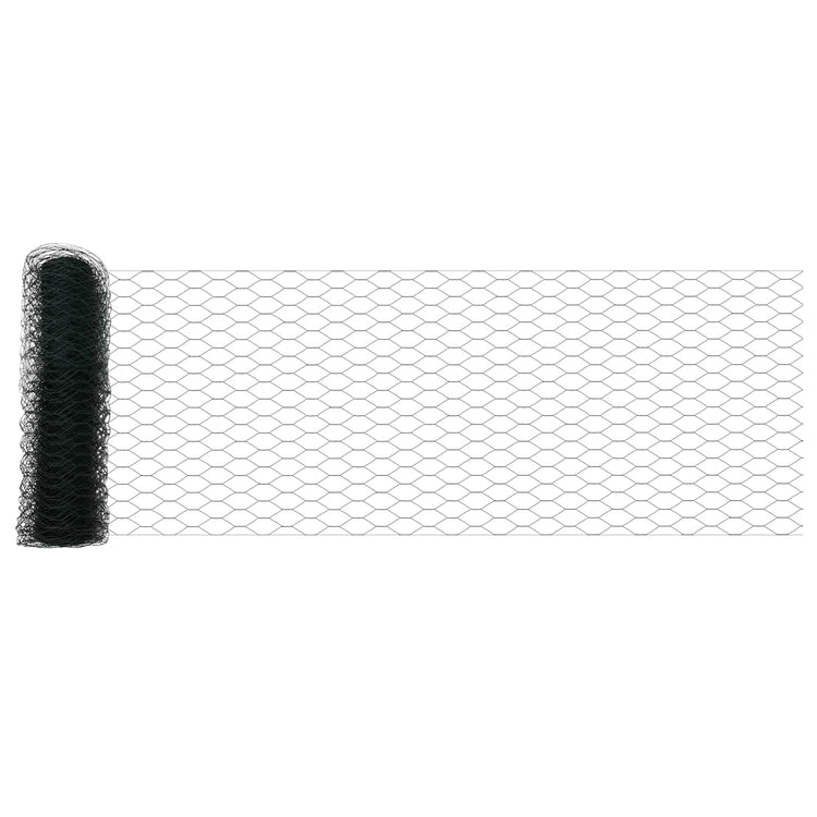 Vidaxx clôture hexagonale vert 0,4 x 10 m PVC