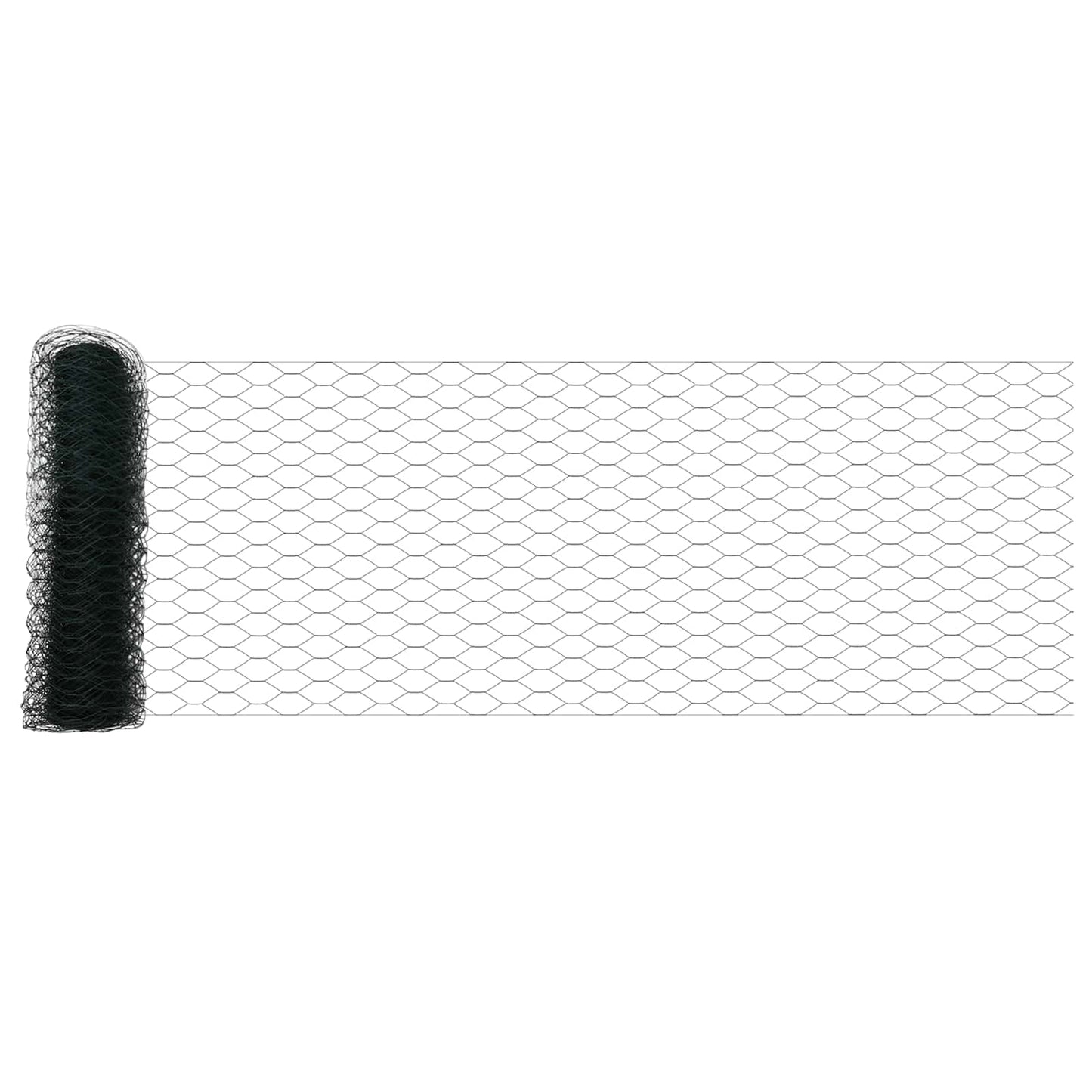 Vidaxx clôture hexagonale vert 0,4 x 10 m PVC