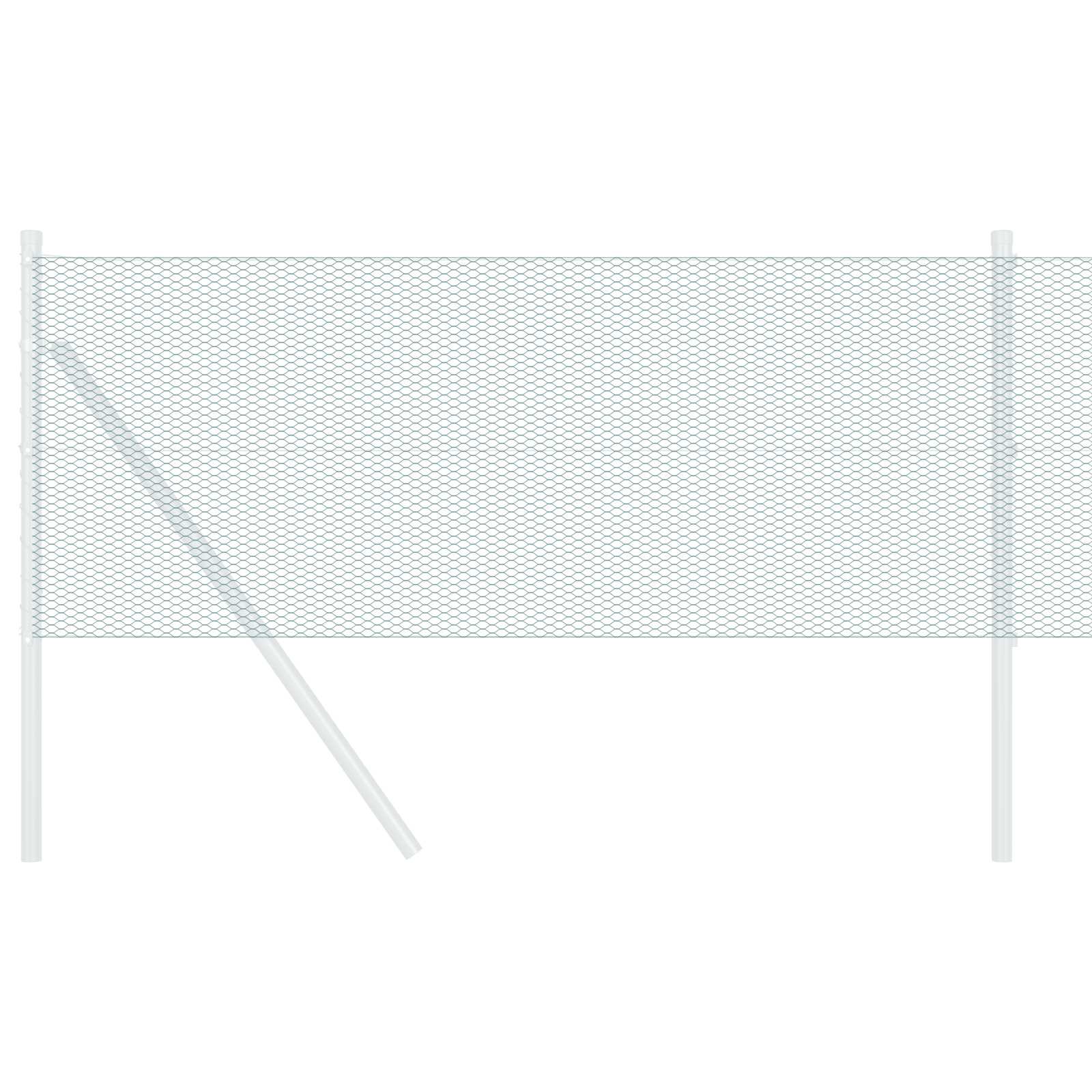 VidaXL clôture hexagonale vert 0,5 x 10 m PVC