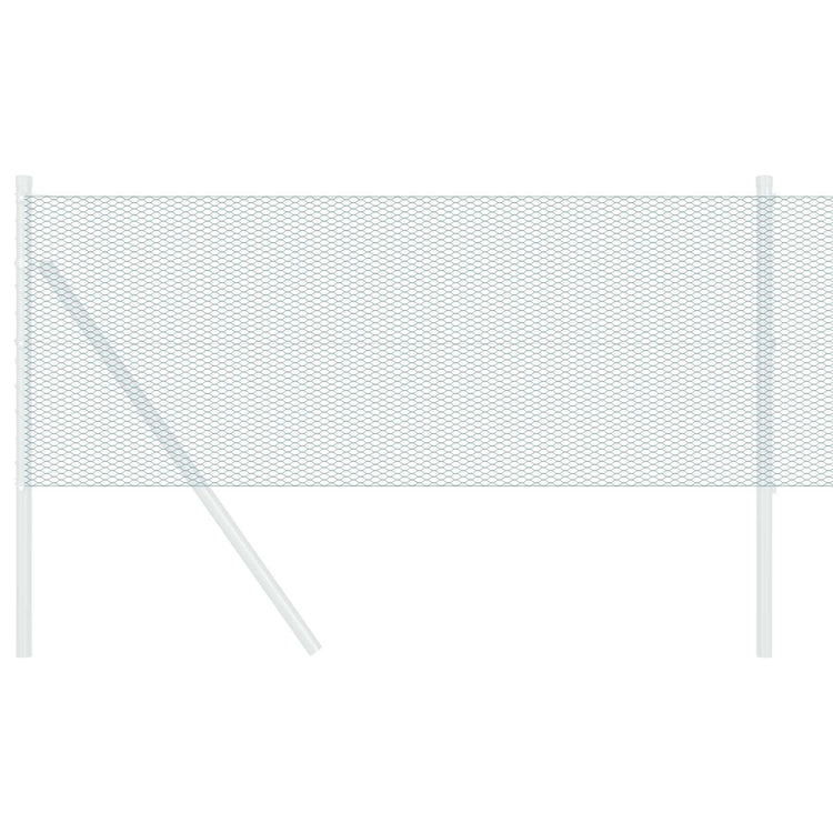 VidaXL clôture hexagonale vert 0,6 x 10 m PVC