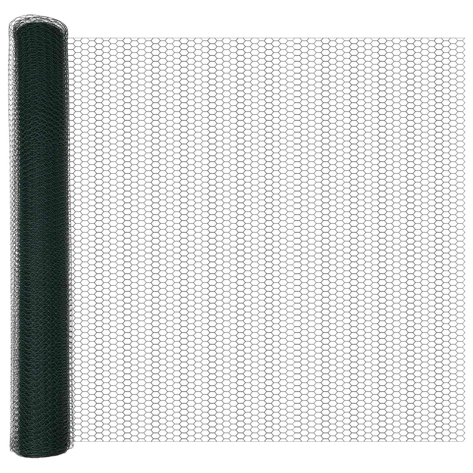 VidaXL clôture hexagonale vert 1,4 x 10 m PVC