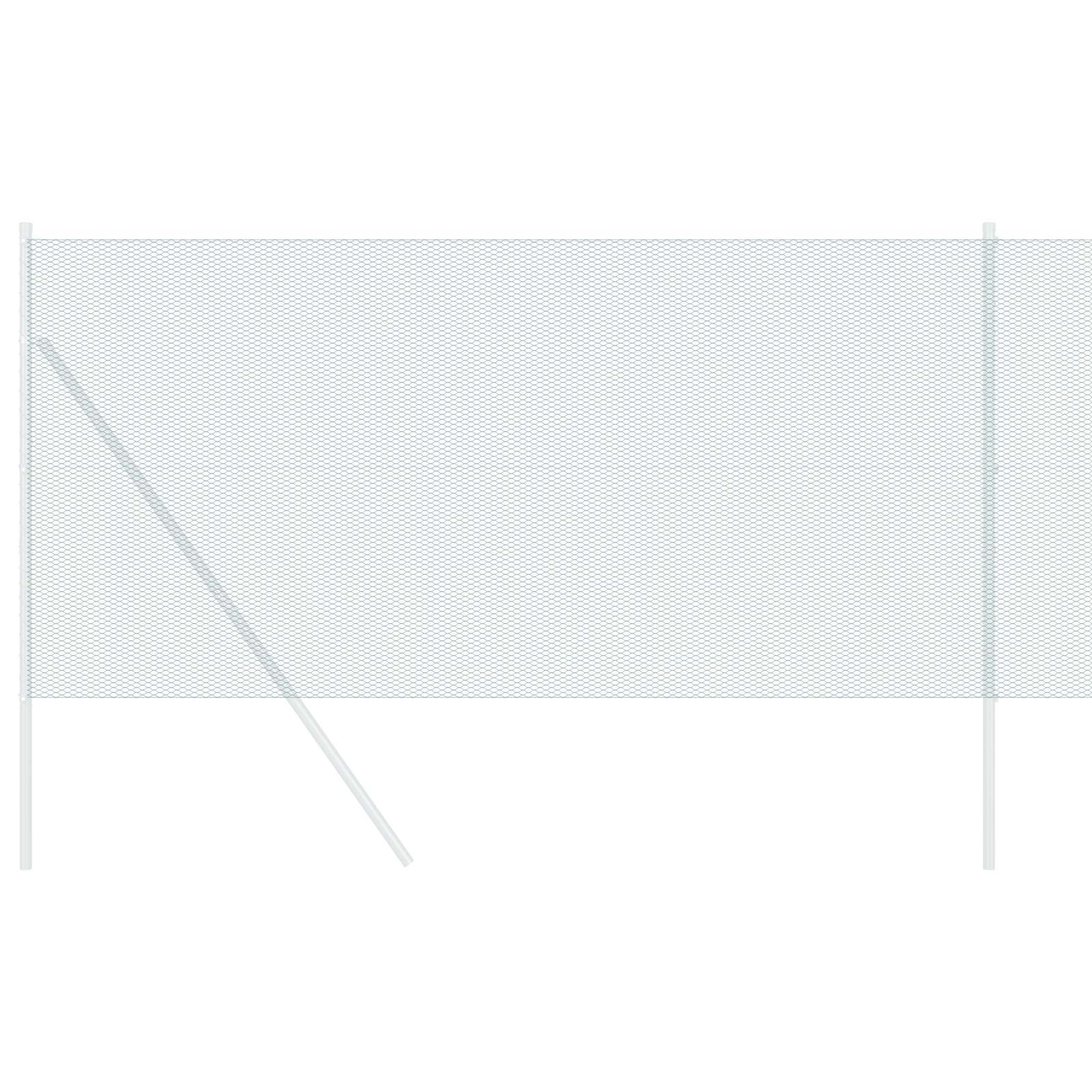 VidaXL clôture hexagonale vert 1,4 x 10 m PVC