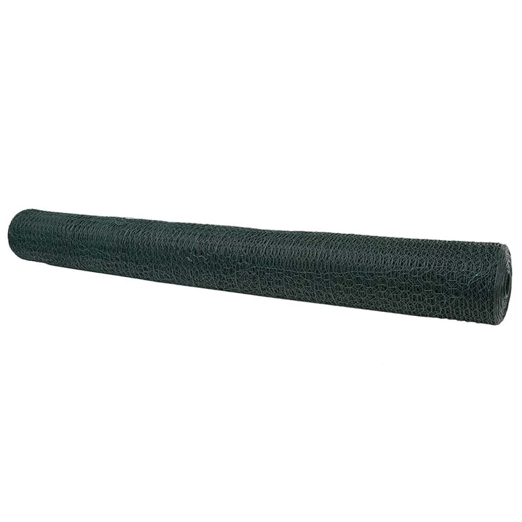 Vidaxx clôture hexagonale vert 1,4 x 25 m PVC