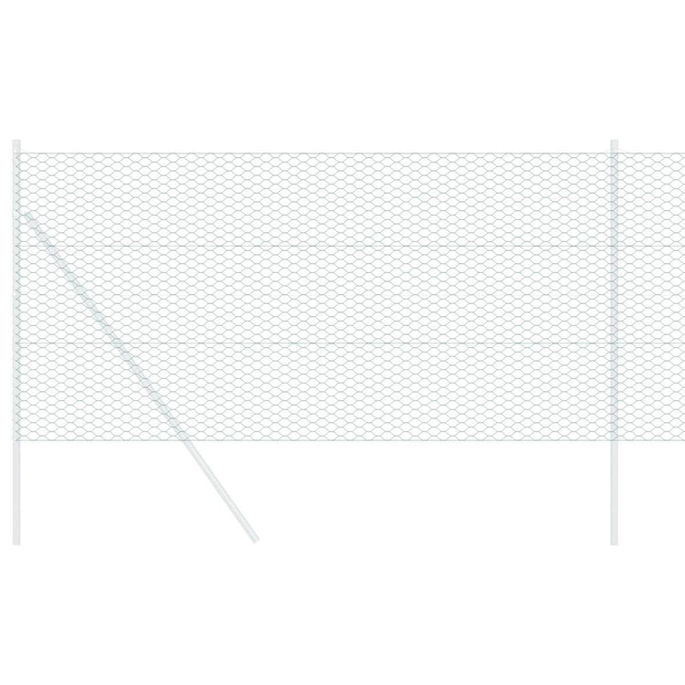 Vidaxx clôture hexagonale vert 1,4 x 25 m PVC