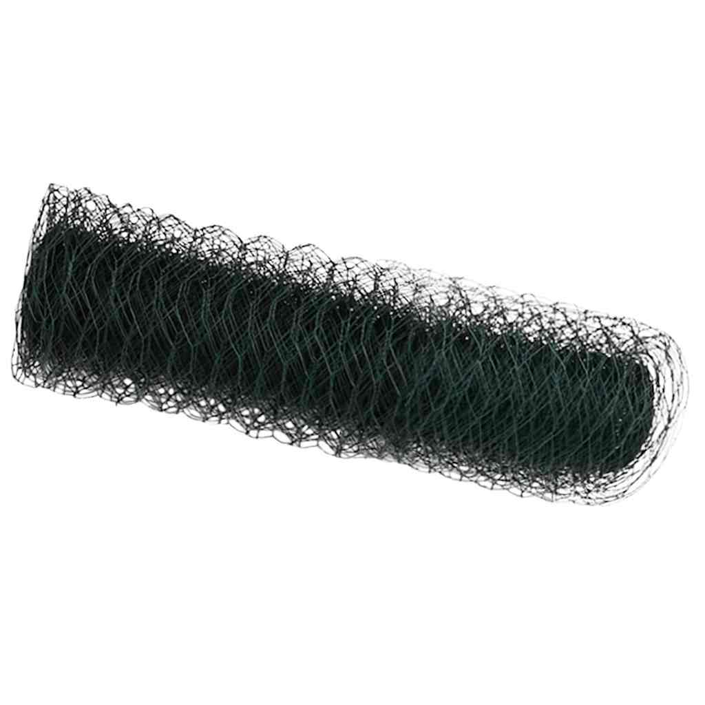 Vidaxx clôture hexagonale vert 0,5 x 50 m PVC