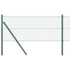 VidaXL clôture hexagonale vert 0,6 x 100 m PVC
