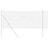 VidaXL clôture hexagonale gris 0,4 x 25 m PVC