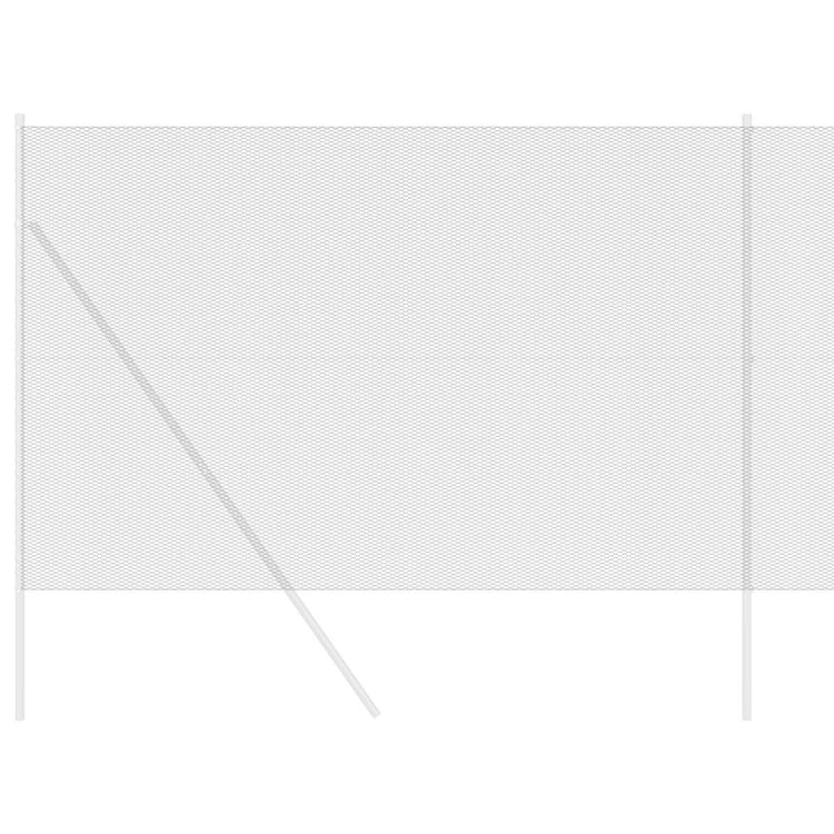 VidaXL clôture hexagonale gris 1,5 x 100 m PVC