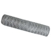 Vidaxx clôture hexagonale argent 0,6 x 25 m en acier galvanisé