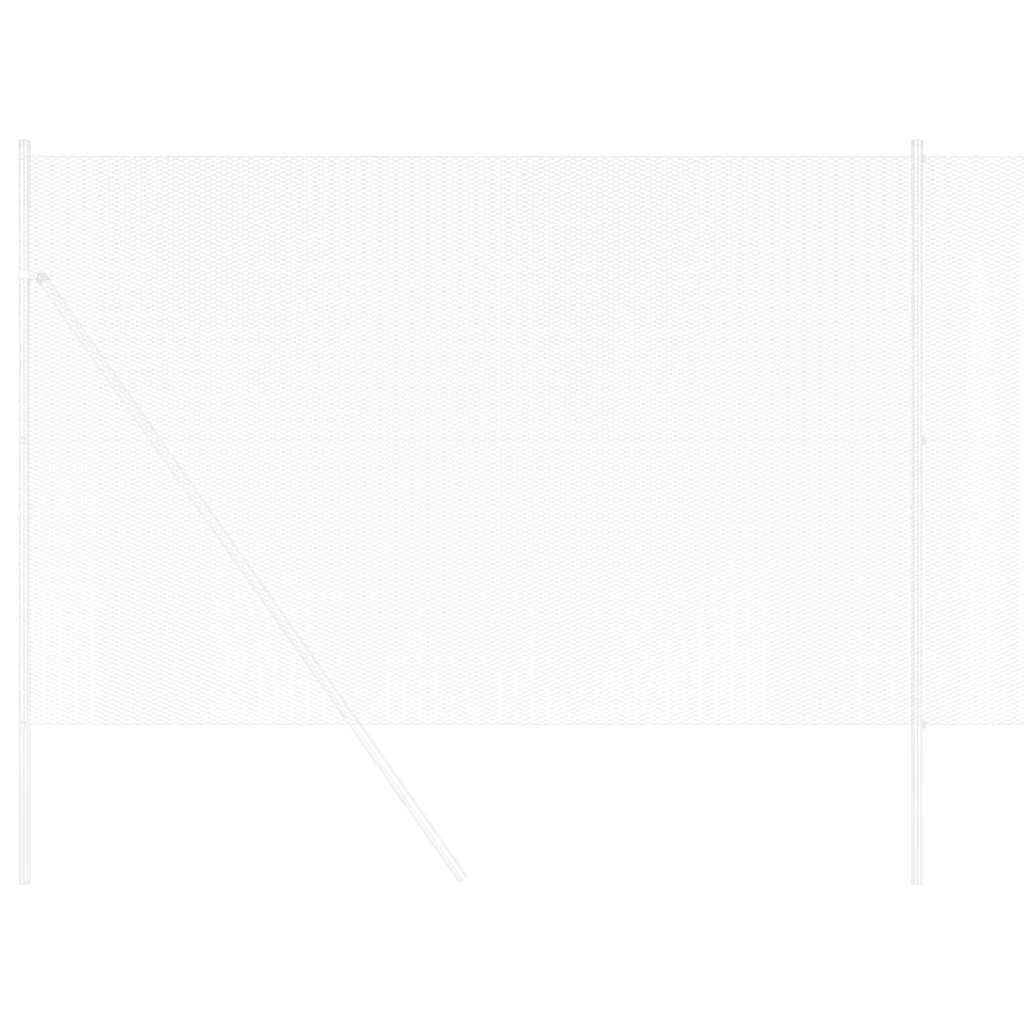 Vidaxl clôture hexagonale argent 1,6 x 25 m acier galvanisé