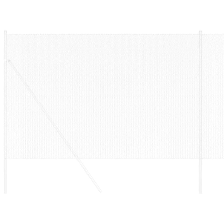 Vidaxl clôture hexagonale argent 1,6 x 25 m acier galvanisé