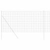 Vidaxl clôture hexagonale argent 1,2 x 50 m acier galvanisé