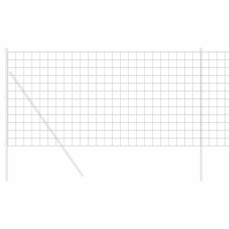 Vidaxl clôture hexagonale argent 1,4 x 50 m acier galvanisé