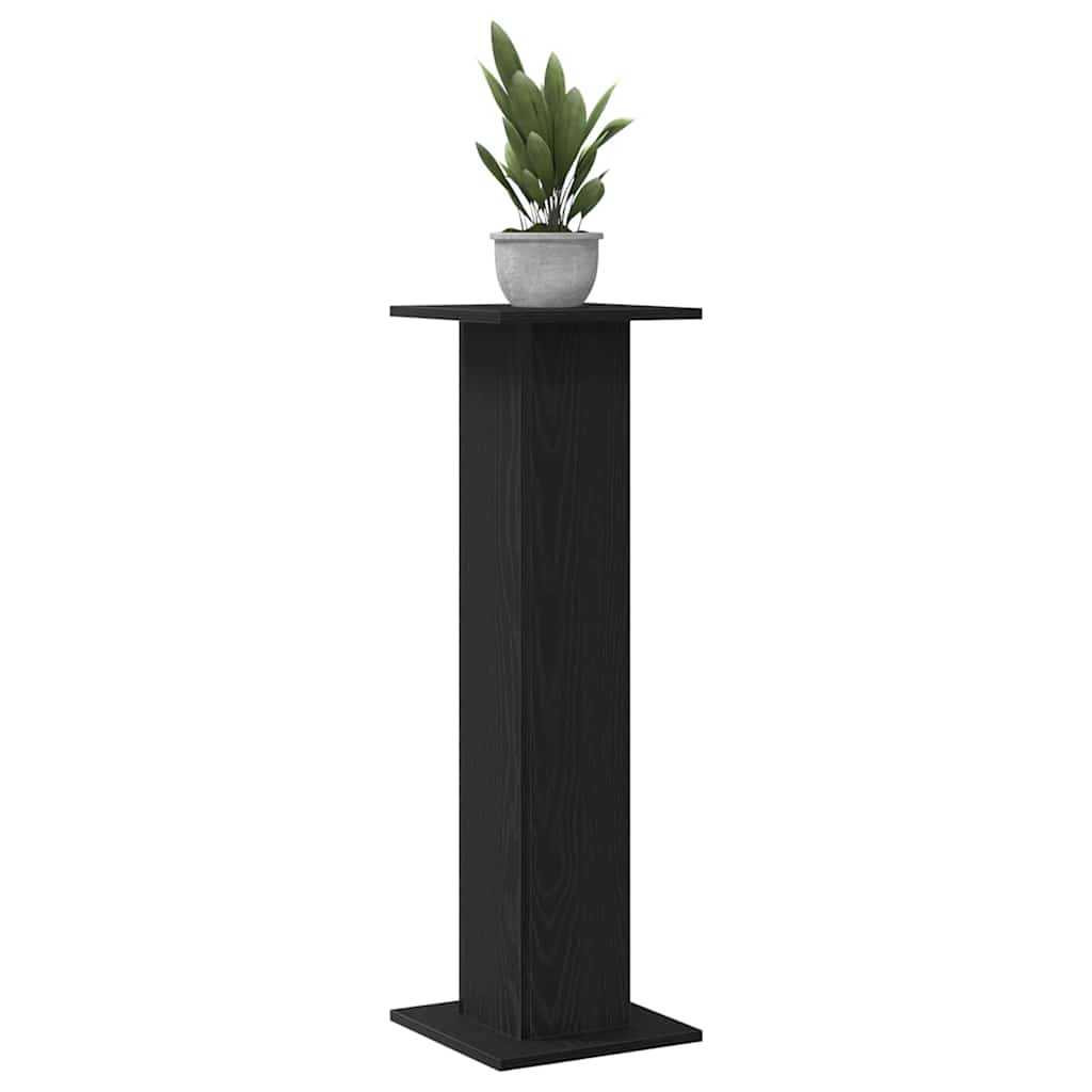 Vidaxx support pour plantes 2 pcs chêne noir 30 x 30 x 95 cm bois d'ingénierie