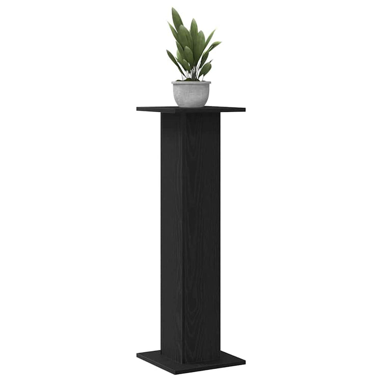 Vidaxx support pour plantes 2 pcs chêne noir 30 x 30 x 95 cm bois d'ingénierie
