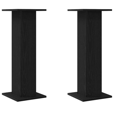 Vidaxx support pour plantes 2 pcs chêne noir 30 x 30 x 80 cm bois d'ingénierie