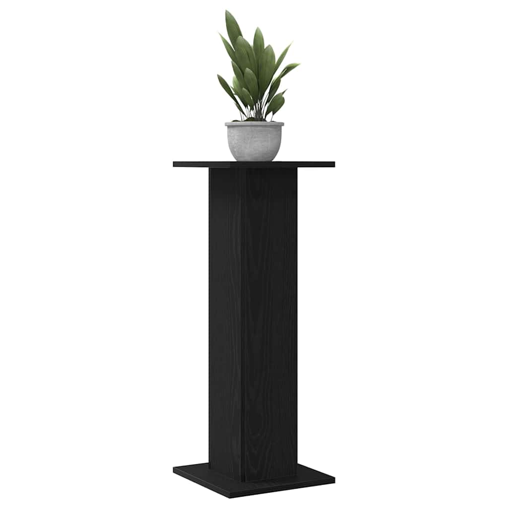 Vidaxx support pour plantes 2 pcs chêne noir 30 x 30 x 80 cm bois d'ingénierie
