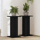Vidaxxl support pour plantes 2 pcs chêne noir 30 x 30 x 60 cm bois d'ingénierie