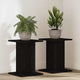 Vidaxxl support pour plantes 2 pcs chêne noir 30 x 30 x 40 cm bois d'ingénierie