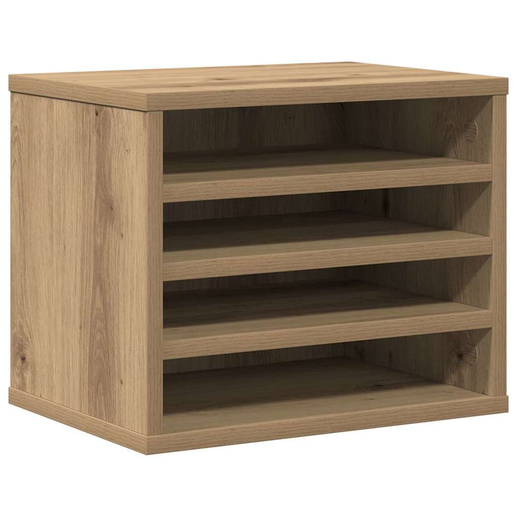 Vidaxx organisateur de bureau chêne artisanal 36 x 26 x 29,5 cm bois traité