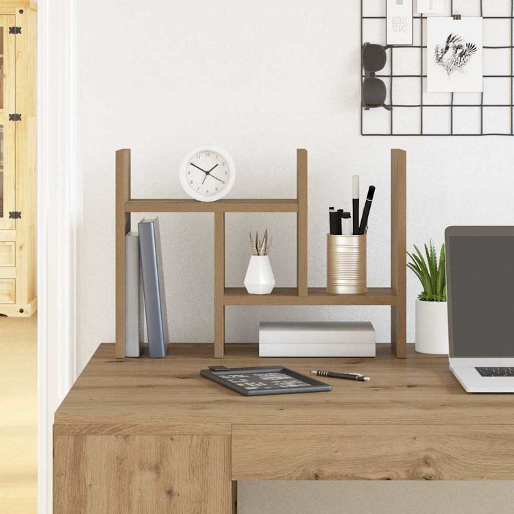 Vidaxx organiseur de bureau chêne artisanal 34,5 x 15,5 x 35,5 cm