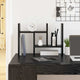 Vidaxxl organiseur de bureau chêne noir 34,5 x 15,5 x 35,5 cm bois d'ingénierie