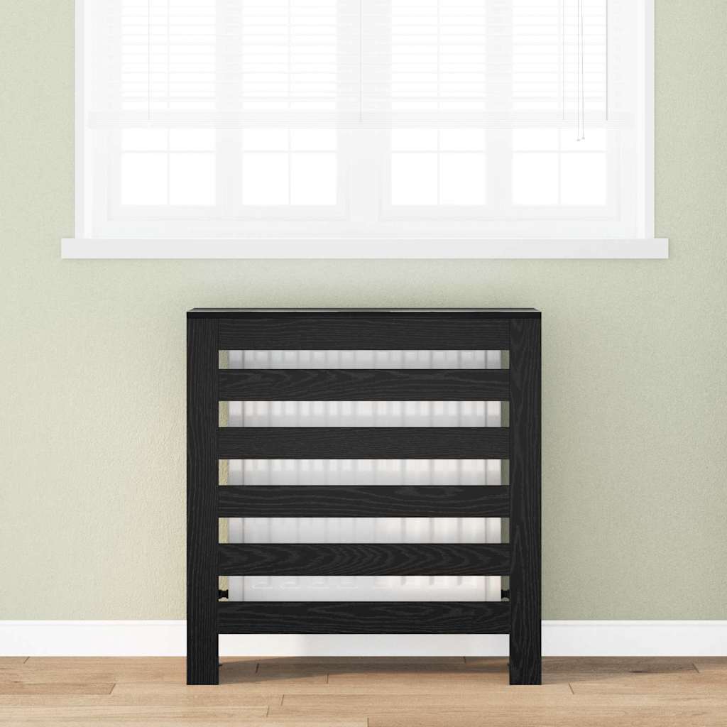 Vidaxx cache radiateur chêne noir 78 x 20 x 82 cm bois d'ingénierie