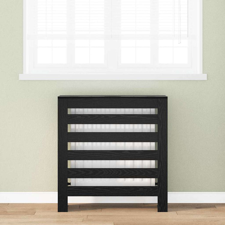 Vidaxx cache radiateur chêne noir 78 x 20 x 82 cm bois d'ingénierie